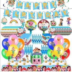 NWT Cocomelon birthday party value pack